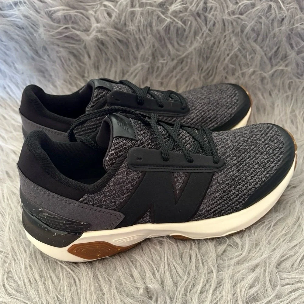 New Balance 1440v1 Lace Up Running‎ Shoe Black Beige Big Kid 5.5 Women's 7